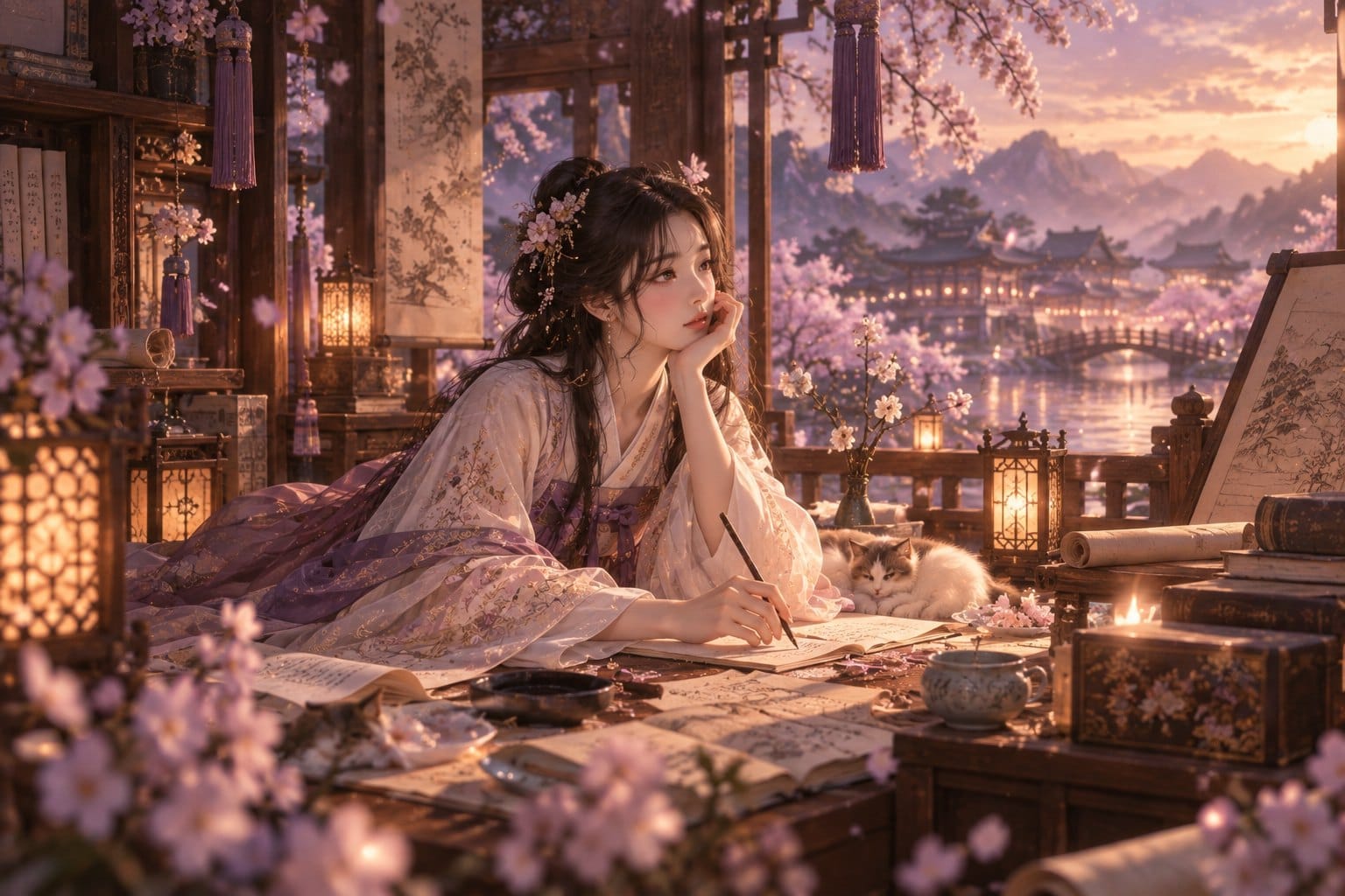 지금까지의 대화로 나의 전생 모습 그려보기 결과 예시